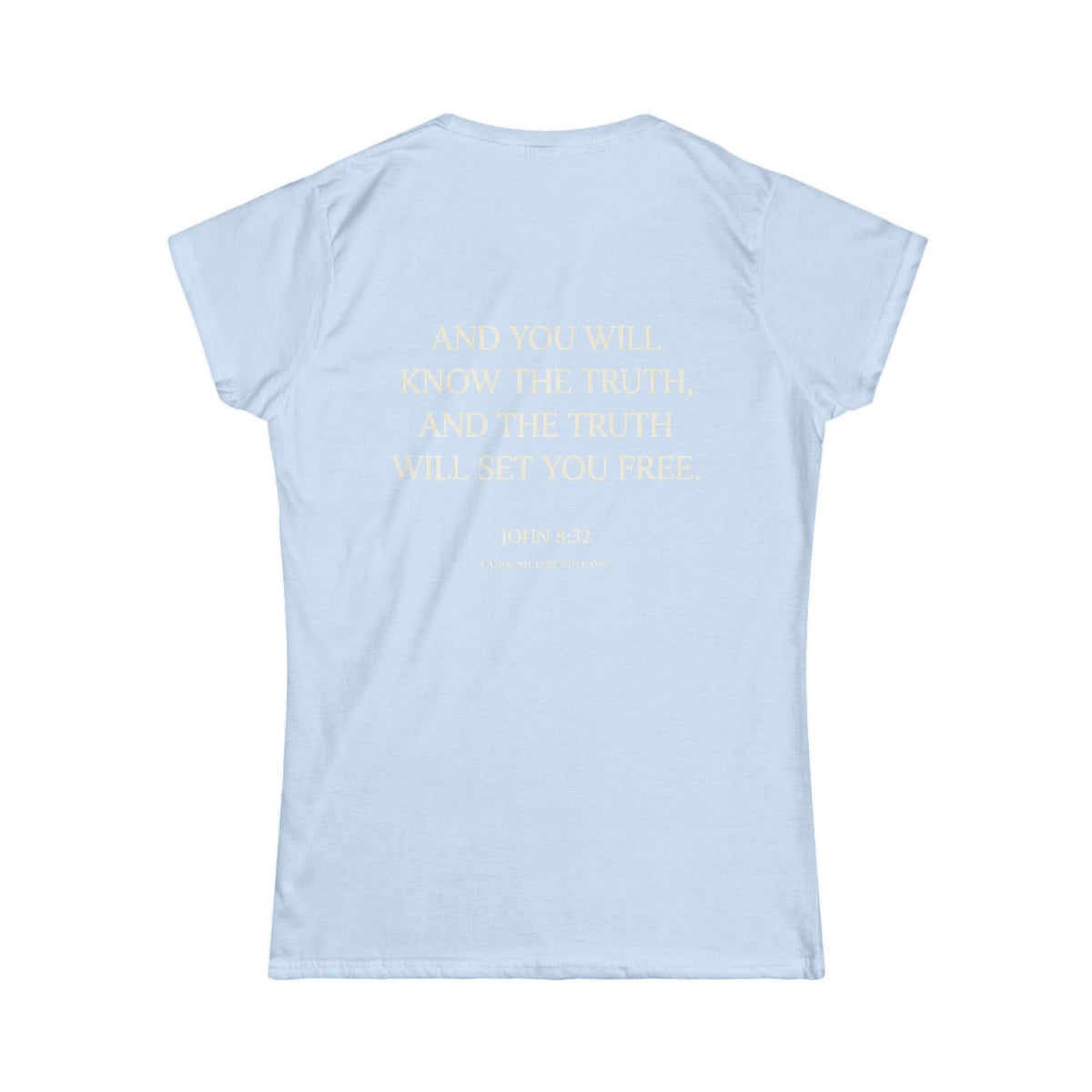 UNBOUND Christian Tee for Women — Faith Graphic Softstyle Shirt