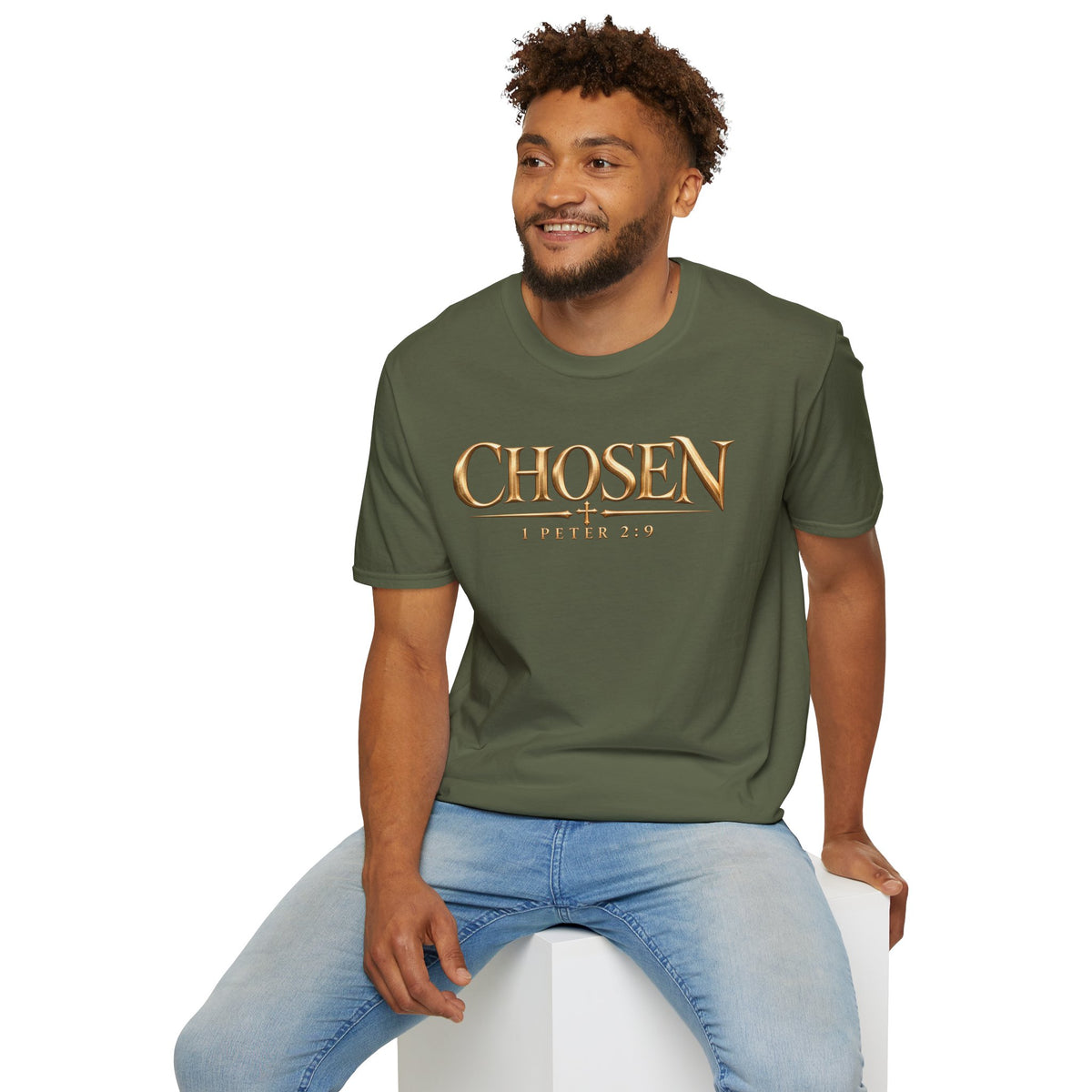 "Chosen" 1 Peter 2:9 Christian Faith T-Shirt Unisex
