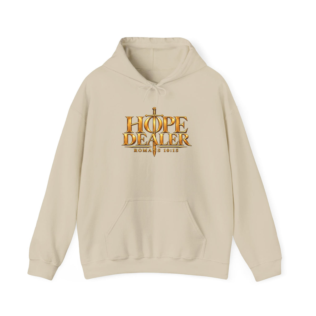 "Hope Dealer" Christian Hoodie – Romans 10:15 Gospel & Faith Sweatshirt