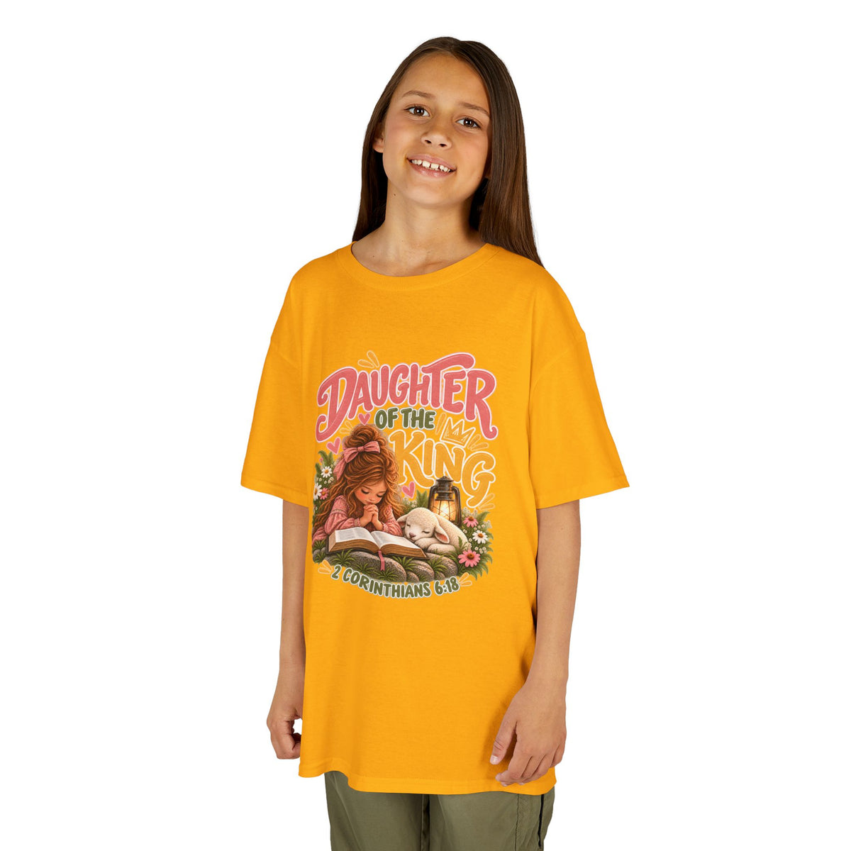 Daughter of the King Kids Tee- Red Hair
