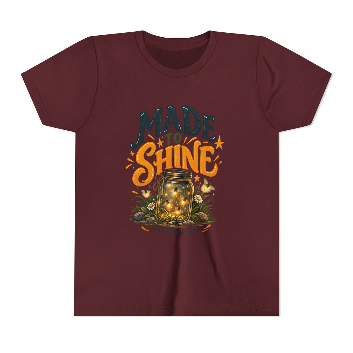 Made to Shine Matthew 5:16 Youth/Kids T-Shirt