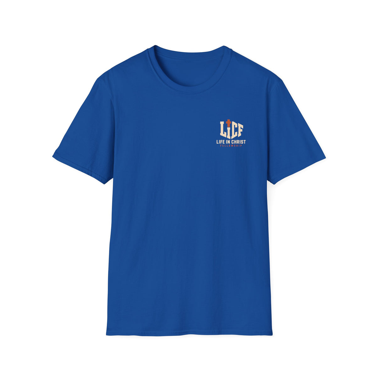 Christian T-Shirt — "Life in Christ Fellowship" Church Tee