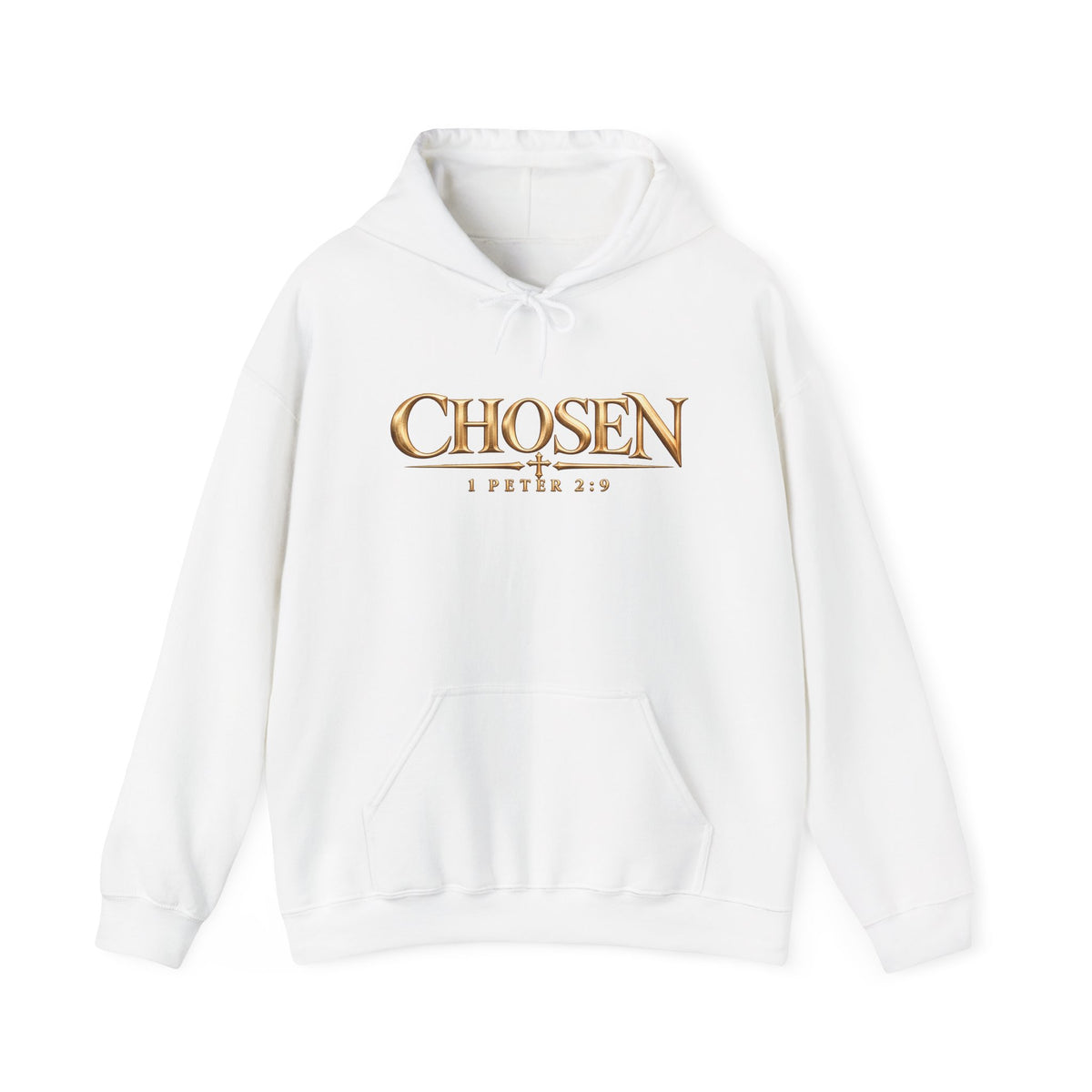 "Chosen" 1 Peter 2:9 Christian Bible Verse Hoodie Unisex