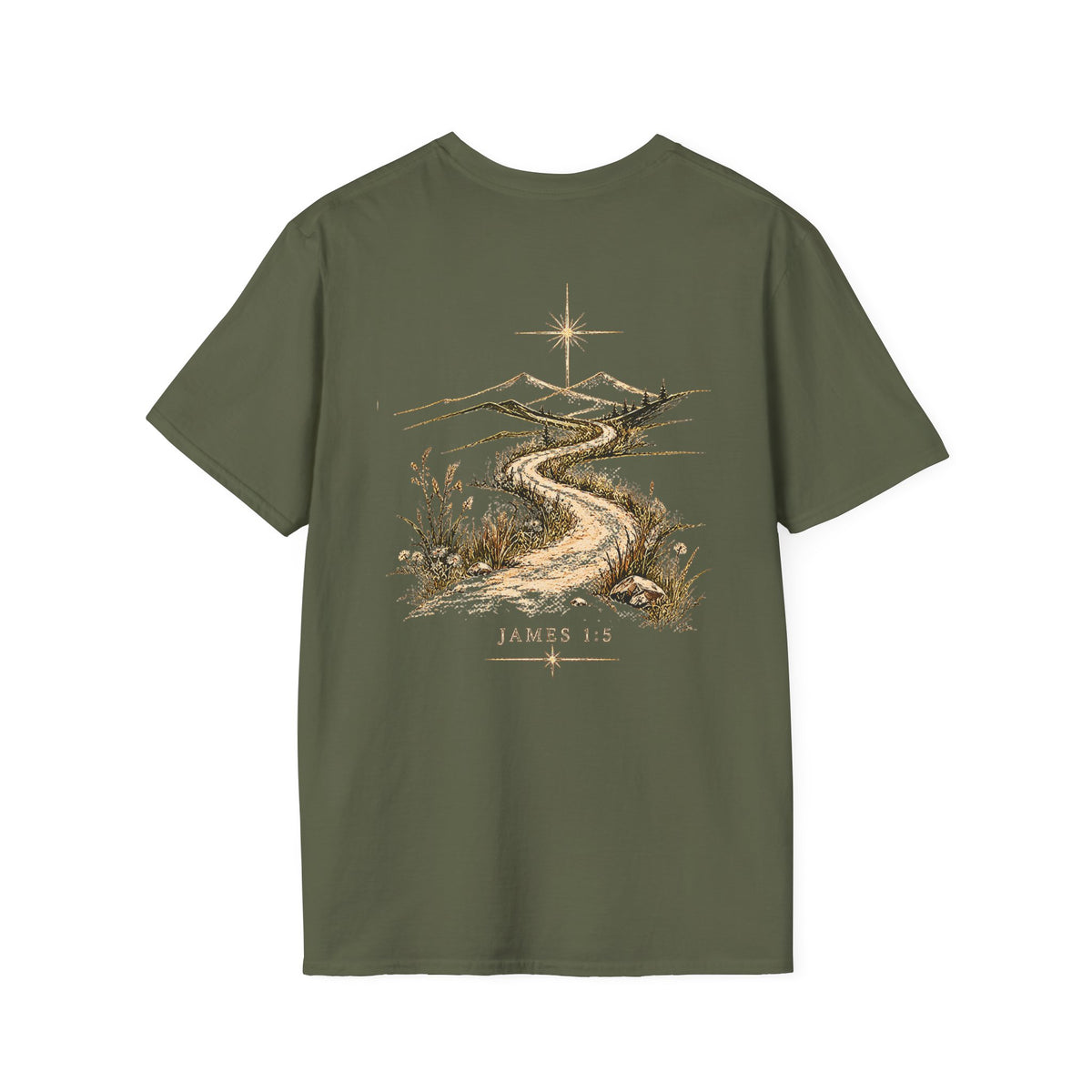 Respectfully Ask Jesus T-Shirt — James 1:5 Christian Faith Tee
