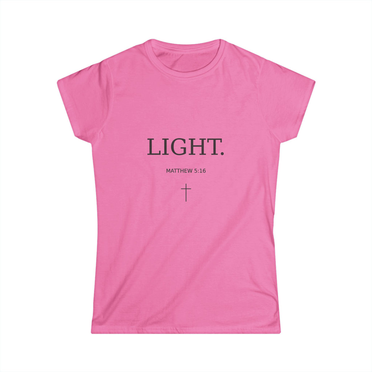 Faith 'Light' Women's Tee — Christian Inspirational Scripture Shirt