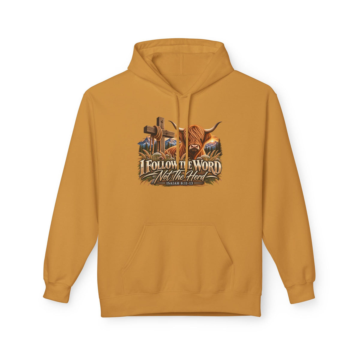 "Follow the Word Not the Herd" Christian Unisex Hoodie