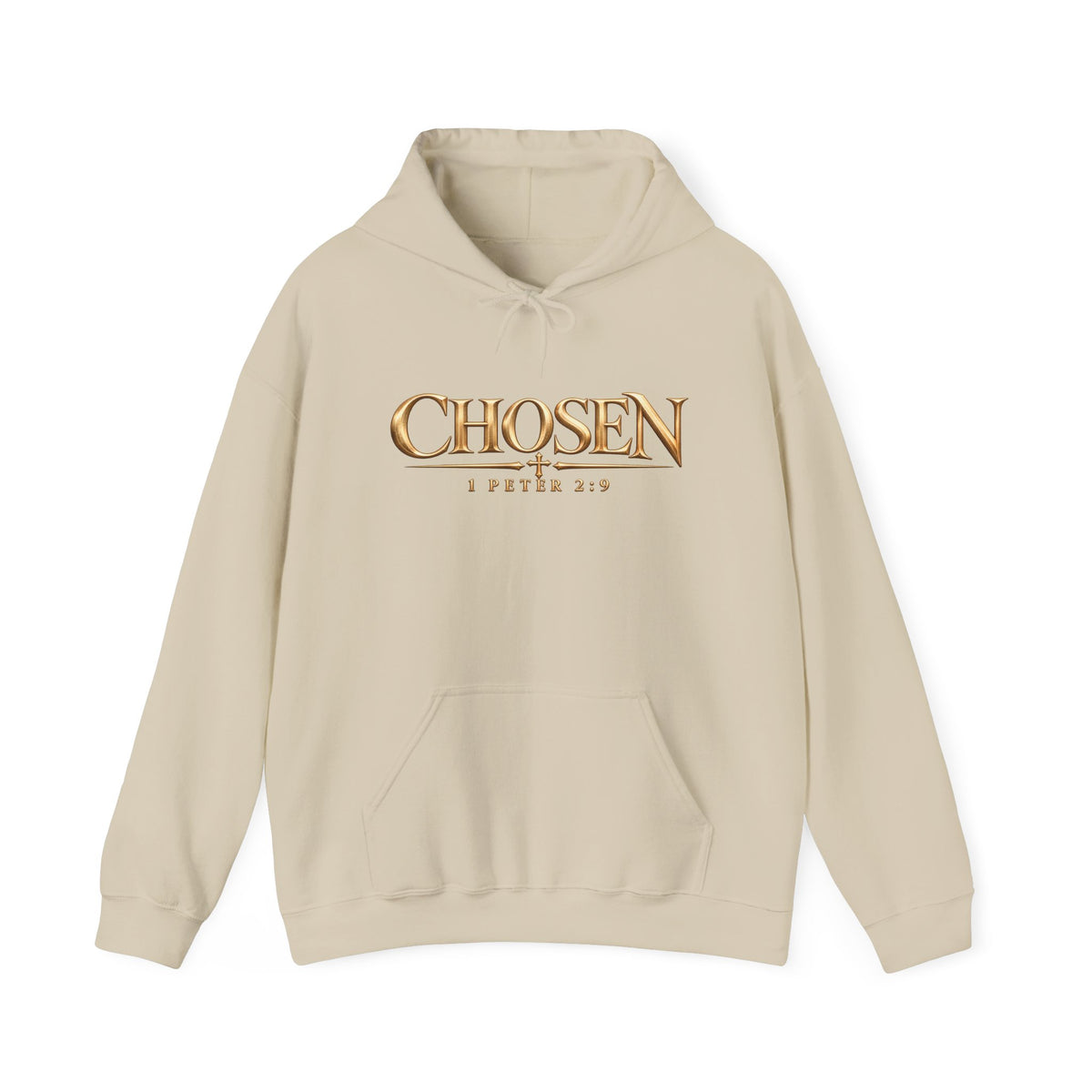 "Chosen" 1 Peter 2:9 Christian Bible Verse Hoodie Unisex