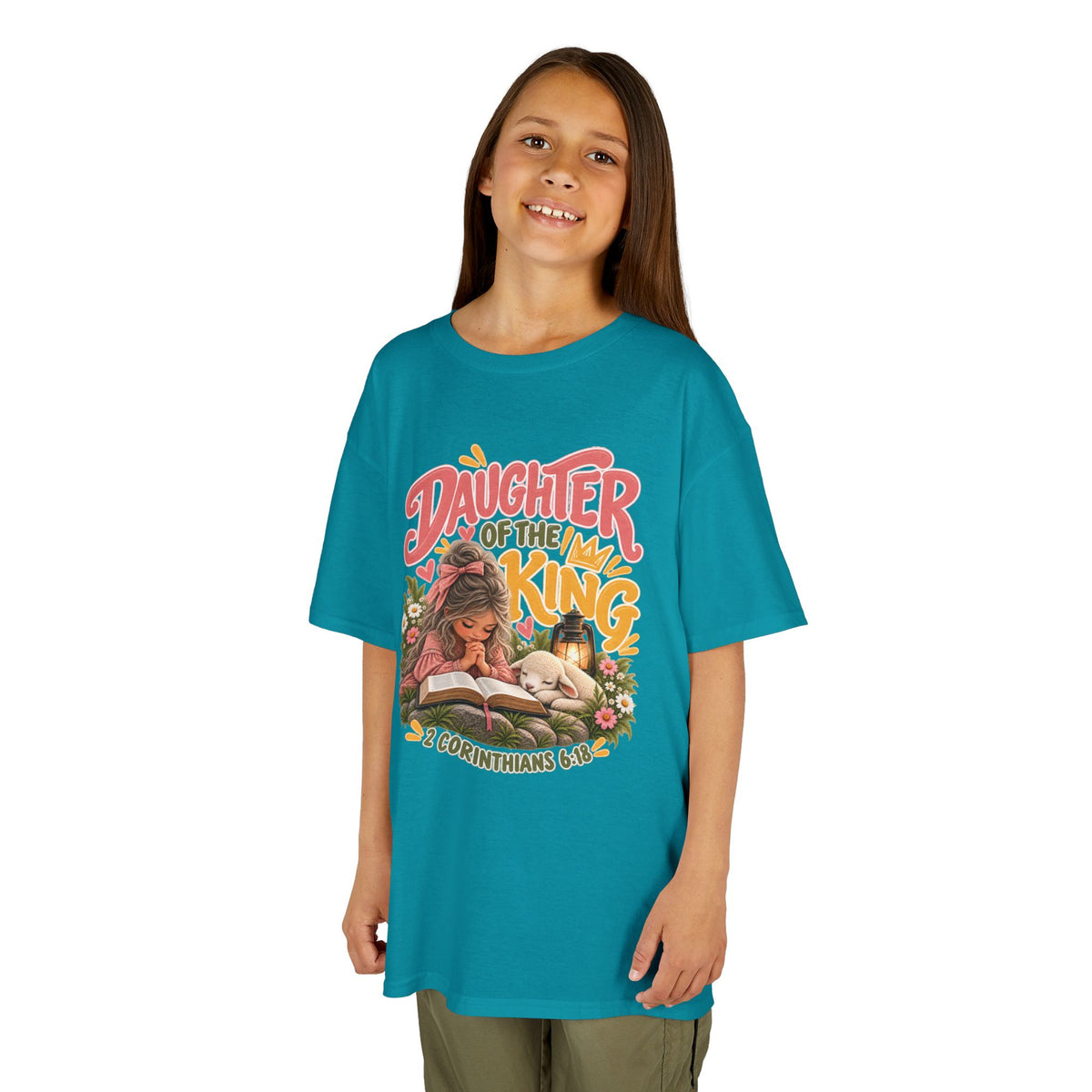 Daughter of the King Kids Christian T-Shirt- Ash Blonde