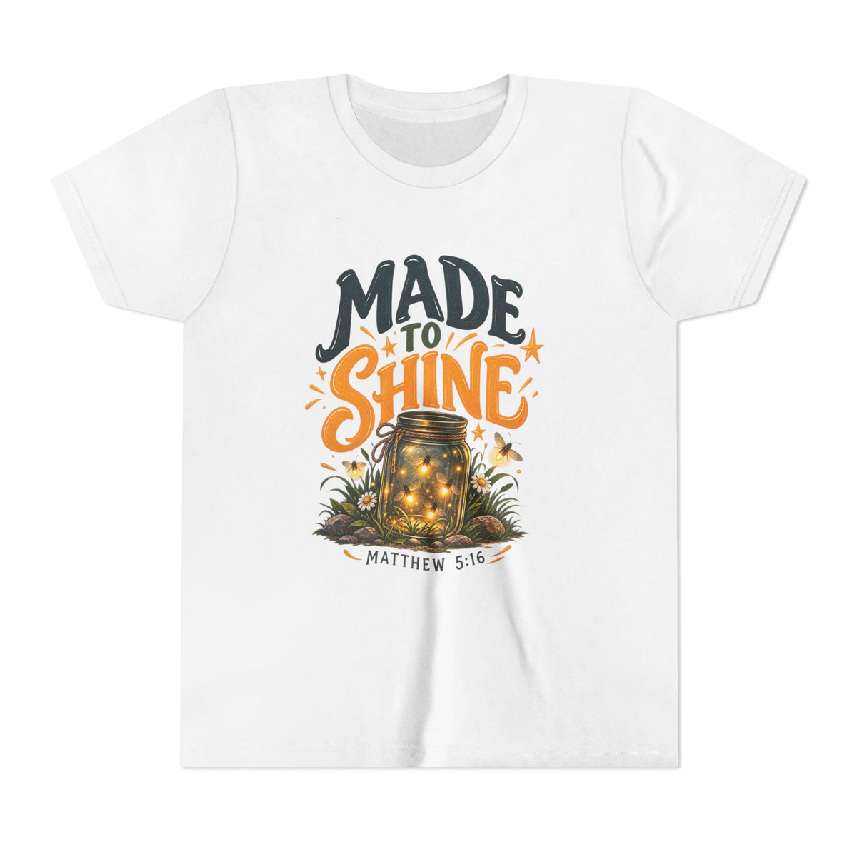 Made to Shine Matthew 5:16 Youth/Kids T-Shirt